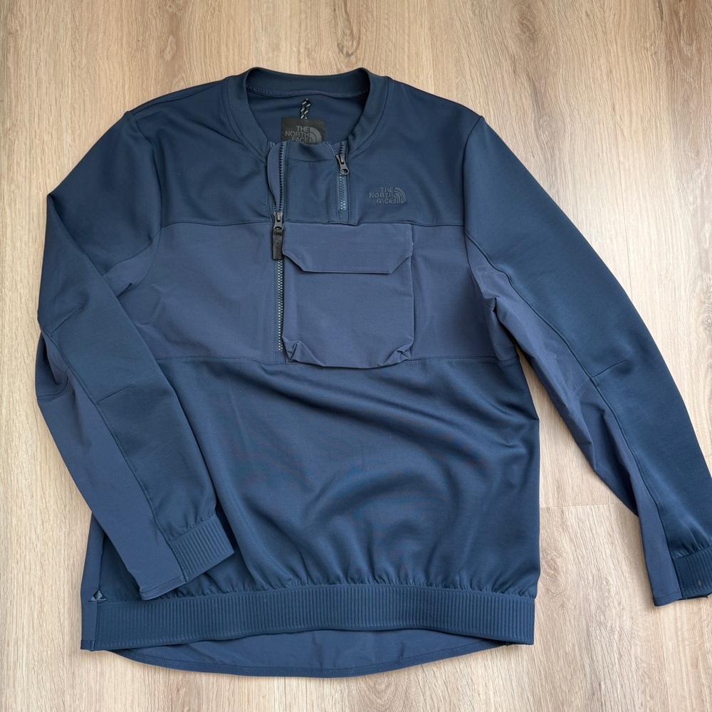 The North Face Dark Blue Zip-Up Jacket